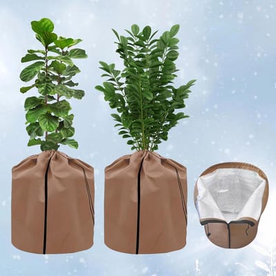 Set van 2 thermische potbeschermers, 45 x 50 cm, ademende vorstbescherming voor potplanten, ideaal voor oleander, olijfbomen en winterhardheid