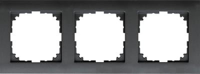 Afdekraam M-Pure 3V - Kunststof Antraciet - Systeem M - Schneider Electric - MEG4030-3614