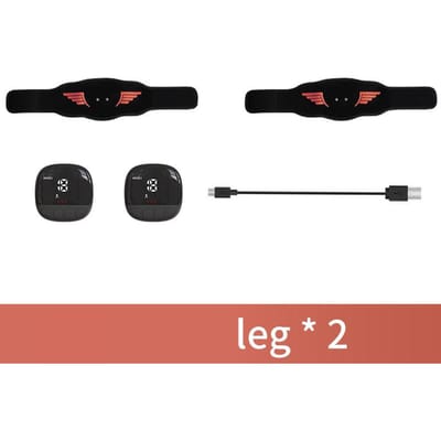 Stimulateur Musculaire EMS Ceinture Abdominale d'Entraînement Abdominal Tonifiant Musculaire Affichage Consommation de Calories Amincissement Corporel Perte de Poids Entraînement Fitness 2leg