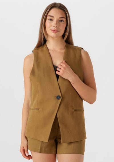 EDITED Willow Vest Blazers Dames - Beige - Maat 38
