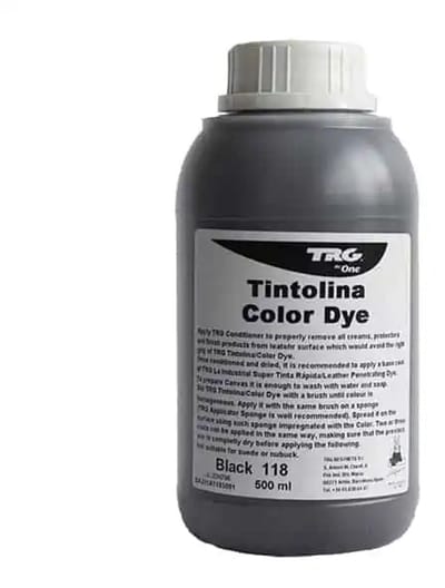 TRG zwarte indringverf voor leer - 500ml grootverpakking - Copy