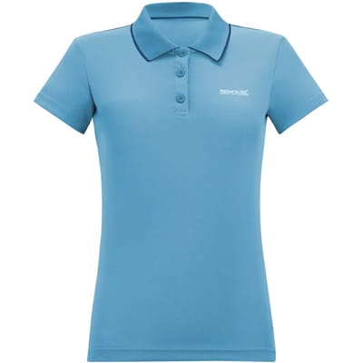 Dames Maverick V Polo met logo en V-vormige uiteinden