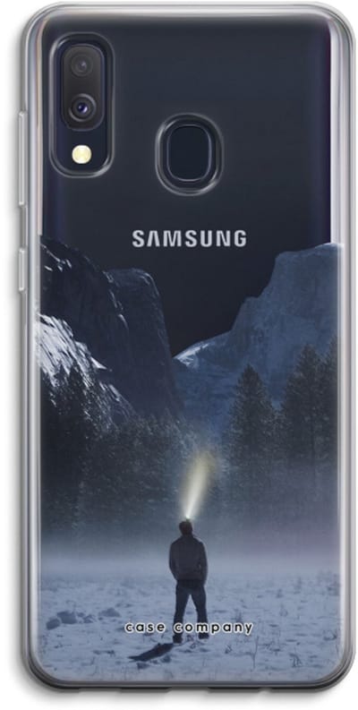 Case Company® - Hoesje geschikt voor Samsung Galaxy A40 hoesje - Wanderlust - Soft Cover Telefoonhoesje - Bescherming aan alle Kanten en Schermrand