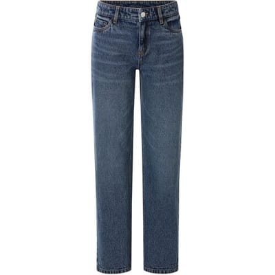 ESMARA KIDS Meisjes jeans - Straight fit (Donkerblauw, 134)
