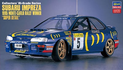 Hasegawa Modelbouwpakket Auto - 51151 Subaru Impreza 1995 Monte Carlo Rally - Super Detail Kit Plastic - 1:24 - Modelbouw