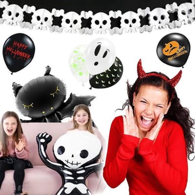 25-delig Halloween feestdecoratie pakket " Party @ Home "