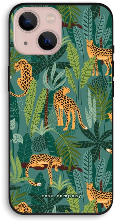 Case Company® - Hoesje geschikt voor iPhone 13 hoesje - Luipaard 2 - Biologisch Afbreekbaar Telefoonhoesje - Bescherming alle Kanten en Schermrand