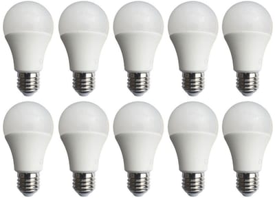 Gloeilamp E27 10 stuks | A60 LED lamp 9W=70-75W | koelwit 4000K