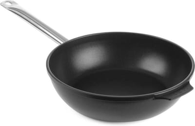 HENDI Hapjespan – Titanium Coating – Superieure Hittegeleiding – Ø280 mm – Koelblijvende Handgreep