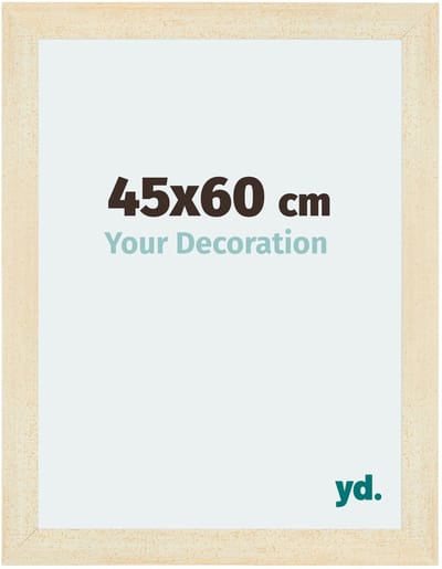 Your Decoration - Puzzellijst 45x60 cm - Zand Geveegd - Puzzellijst 500-1000 stukjes - MDF Fotolijst - Mura