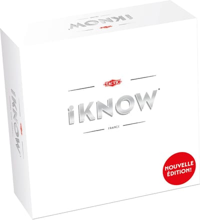 Tactic iKNOW – Jeu de société – Jeu quiz – Jeu de connaissances – 1.600 questions – 4.800 indices – 2 à 6 joueurs – À partir de 15 ans – Édition française !