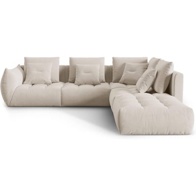 Hoekbank Bloom rechts 4-zits velvet | Micadoni