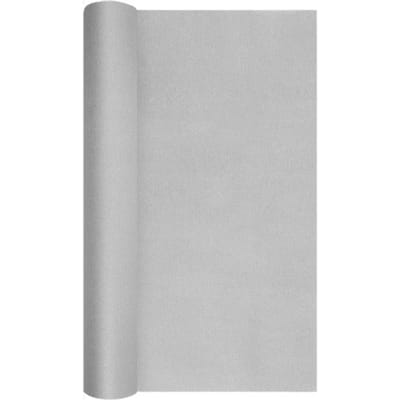 Home fashion kerst tafelloper zilver, formaat 490 x 40 cm