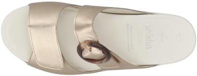 SOLIDUS Slippers dames, Greta 48030-40634 -G - Sonic Champagne - maat EU: 38 2/3 en UK: 5,5