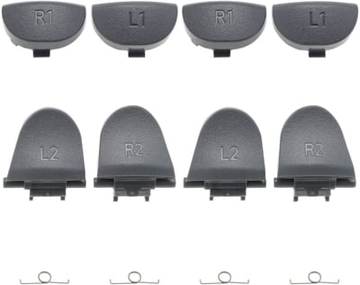 Dailygoody - Trigger Knoppen Vervanging - PS4 Controller - Verbeter je spelprecisie - 12 stuks - Ideale vervanging - Geschikt voor JD M-040/JD M-050/J