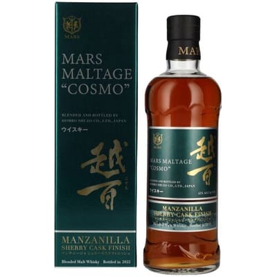 Mars Whisky Mars Maltage COSMO Manzanilla Cask Finish Japan Whisky 42% Vol. 0,7l in geschenkverpakking