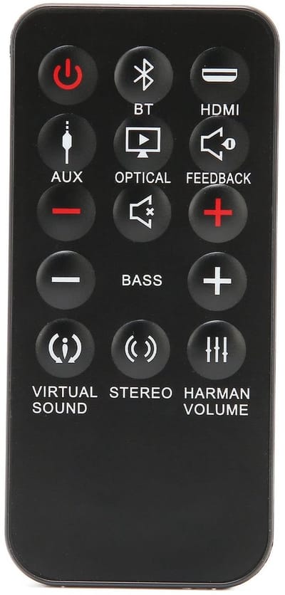 Vervangende Afstandsbediening voor Cinema Soundbar SB250 - Eenvoudig en Ergonomisch