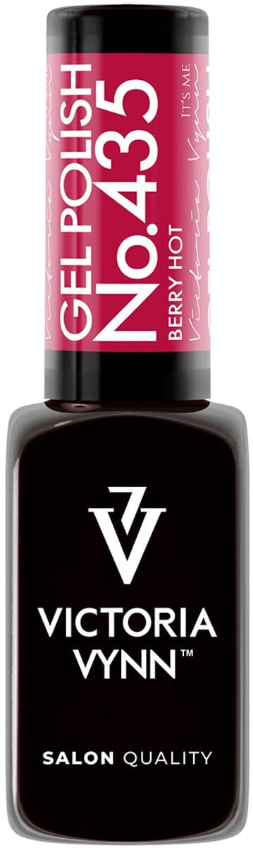 Victoria Vynn – Salon Gellak Berry Hot 435 - 8 ml - Hema/dihema vrij - hoogglans - gellak - gelpolish - gel - lak - polish - gelnagels - nagels - manicure - nagelverzorging - nagelstyliste - caramdia