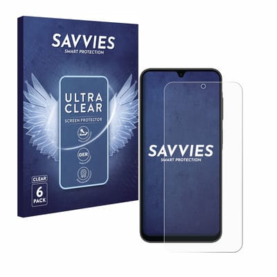 Savvies - Screenprotector voor Samsung Galaxy A26 5G - Folie Beschermfolie transparant 6 Stuks