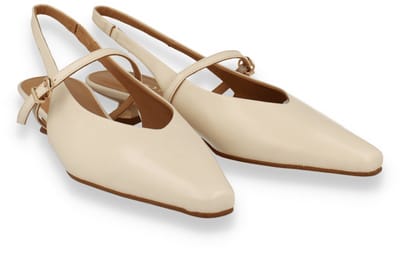 Pedro Miralles Dames Slingback | Off White | Maat: 38