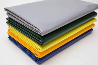 Industriële PVC Zeil - Meterware Stof - Afdekken & Beschermen - UV- en Vorstbestendig - 3.2 Meter Breed - Groen