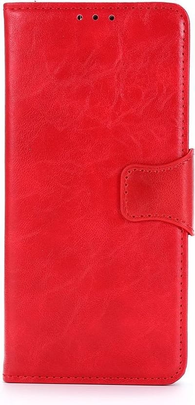 Shop4 - Geschikt voor Motorola Moto G8 Play Hoesje - Wallet Case Cabello Rood