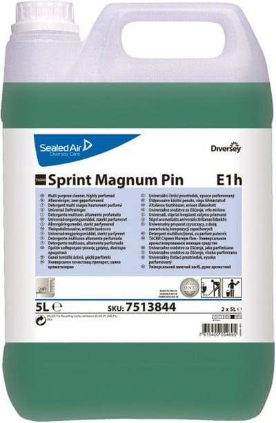 Diversey Taski Sprint Magnum Pin E1h, 5L, 2 stuks