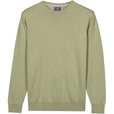 Baileys – Heren Trui – Basic Pullover – Ronde hals Pull - Misty Green – 618200-725