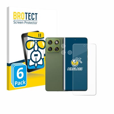 Screenprotector 6 Stuks voor Motorola Edge 70 (Voor+Camera) Beschermglas transparant