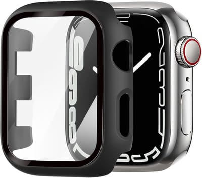 Strap-it Geschikt voor Apple Watch PC hard Case - Geschikt voor Apple Watch 1 / 2 / 3 - 38 mm - zwart - hoesje - beschermhoes - protector - bescherming