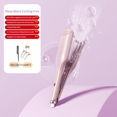 32 mm Keramische Roze Waver Krultang Haar Crimper Ionische Diepe Waver Strandgolven Krulstaaf 1,25 Inch Haar Tool AU paars