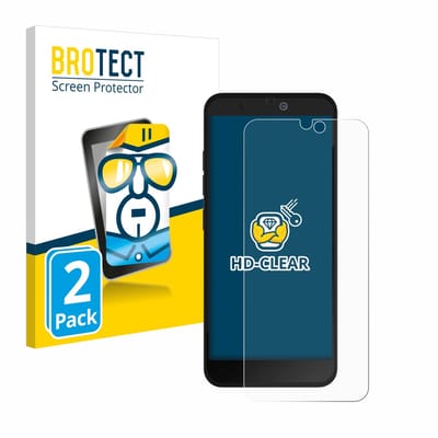 BROTECT - Screenprotector voor Fairphone 3 Plus - Folie Beschermfolie transparant 2 Stuks