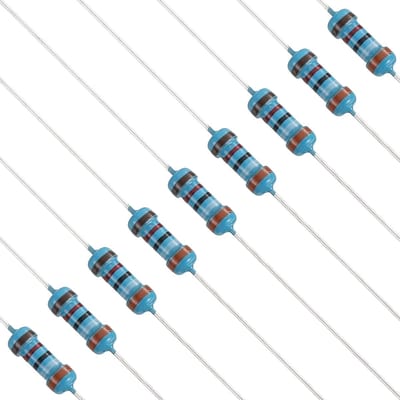 Vaste Weerstanden Set - Metaalfolie Componenten - Elektronica Projecten - Hoge Precisie 1% - 120 Stuks - Zilverkleurig