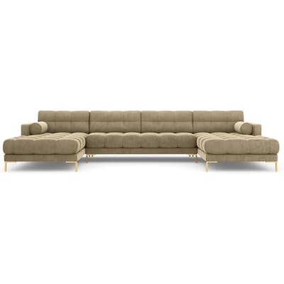 U-hoekbank Bali velvet | Cosmopolitan Design