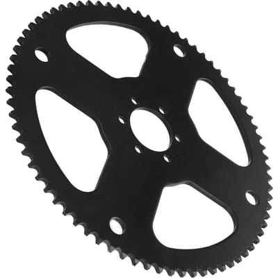 75 Tands Fietsketting Tandwiel Staal 35 Ketting Achterwiel voor Fietsreparatie Onderhoud black