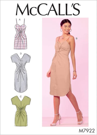 Naaipatroon Jurk met Twist-Front - Dames - Maten 6-14 - Beginnersvriendelijk