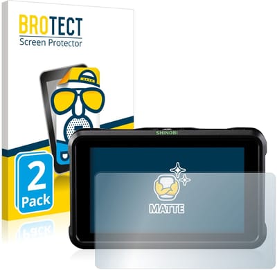 BROTECT - Screenprotector voor Atomos Shinobi - Folie Beschermfolie matte 2 Stuks
