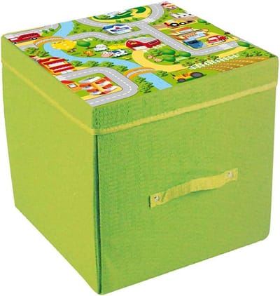 Set Spel- en Opbergbak 2-in-1 Groen