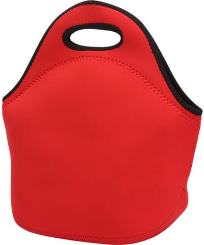 Tas-Picknicktas-Geïsoleerde Lunchtas van Neopreen - 30x16x30 cm - Koeltas Heren en Dames - Thermische Bento Lunchbox Tas voor Werk, Picknick en Camping - Waterbestendig en Herbruikbaar - Rood