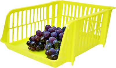 Plasticforte Stapelbare opbergmand - Groen - 20L - kunststof - 43 x 32 x 16 cm