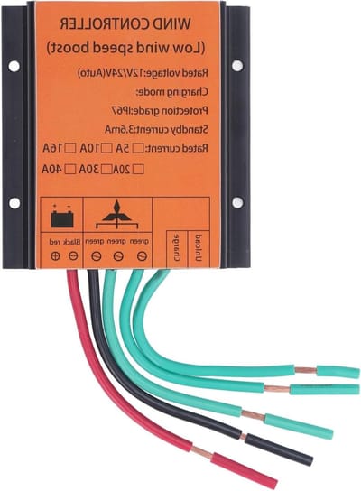 Windlaadregelaar - Energie Manager - Windenergie Systemen - MPPT Technologie - 40A - Aluminium
