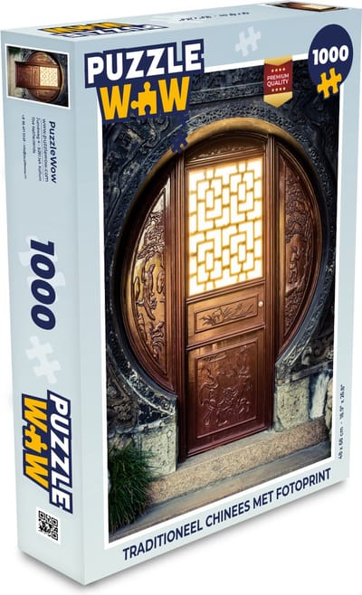 Puzzel Traditioneel Chinees met fotoprint - Legpuzzel - Puzzel 1000 stukjes volwassenen