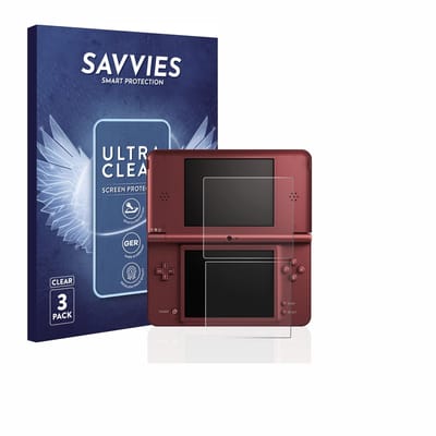 Savvies - Screenprotector voor Nintendo DSi XL - Folie Beschermfolie transparant 6 Stuks