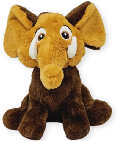 Mammoet Bruin Pluche Knuffel 30 cm - Speelgoed Knuffels voor Kinderen Jongens Meisjes - Mamoet Olifant Knuffeldier - Elephant Plush Toy