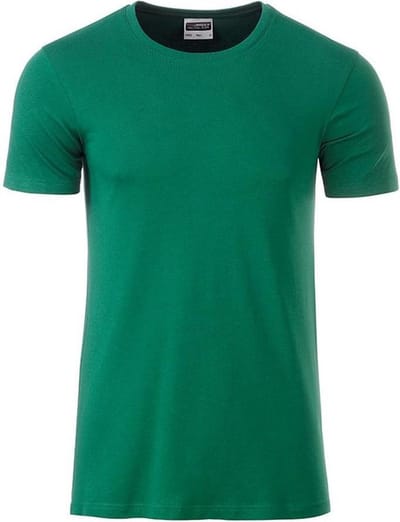 James and Nicholson - Heren Standaard T-Shirt (Iers Groen)