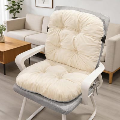 Zachte Zitkussen met Verwijderbare Hoes, 42x85cm, Geschikt voor Kantoorstoelen, Stoelen in de Woonkamer, Wasbaar en Antislip voor Thuisgebruik