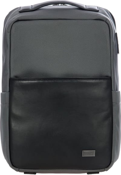 BRIC'S Laptop rugzak Rugzak met laptopvak Monza Backpack Grey / Black Donkergrijs