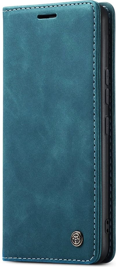 CaseMania Bookcase hoesje geschikt voor Samsung Galaxy S24 - Effen Groen - Kunstleer