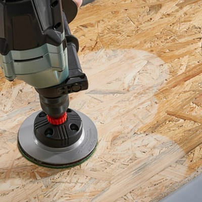 Wolfcraft - 280 korrel - 2 stuks Ø125mm lijm schuurvlies hout/metaal fijnschuur groen schuurvlies Klittenband