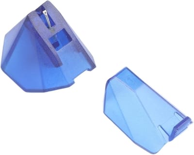 Stylus Vervanging - Naald Platenspeler - Muziek Luisteren - Elliptische Tip - 2 x 2 x 2 cm - Blauw